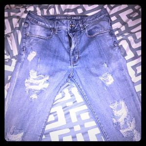 XLong American Eagle Distressed jeans